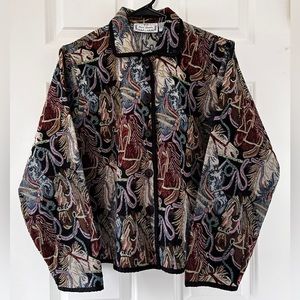 Horse button up